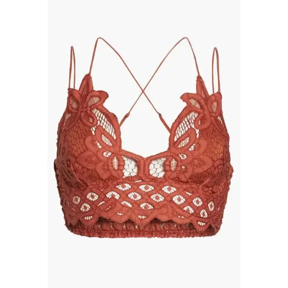 NWT Free People Women's Adella Copper Bralette Size Small - Picture 5 of 5